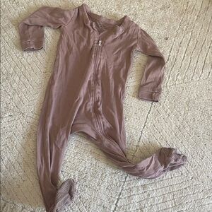 Colored Organics Dusty Pink Kids Footie